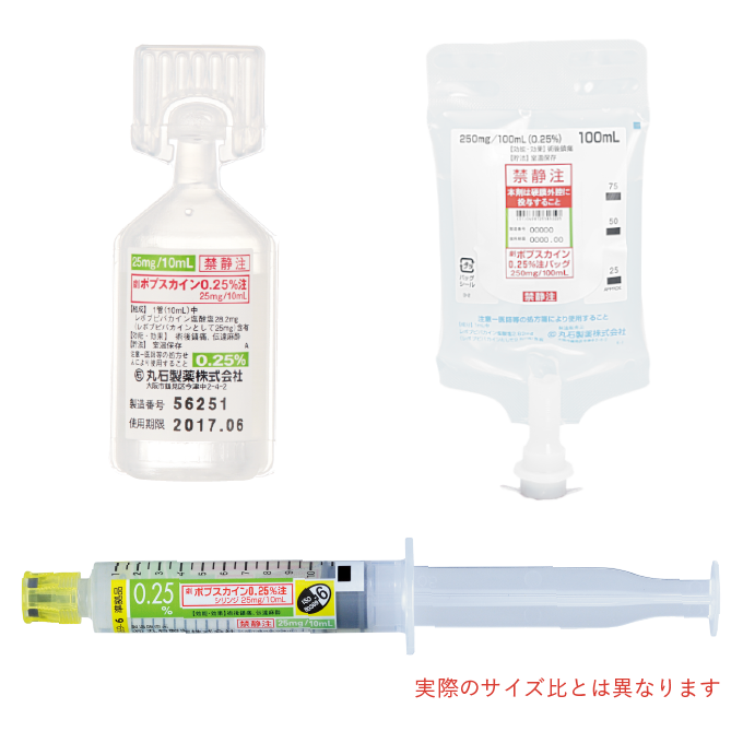 長時間作用性局所麻酔剤 ポプスカイン 0 25 注 0 5 注 0 75 注 丸石製薬株式会社