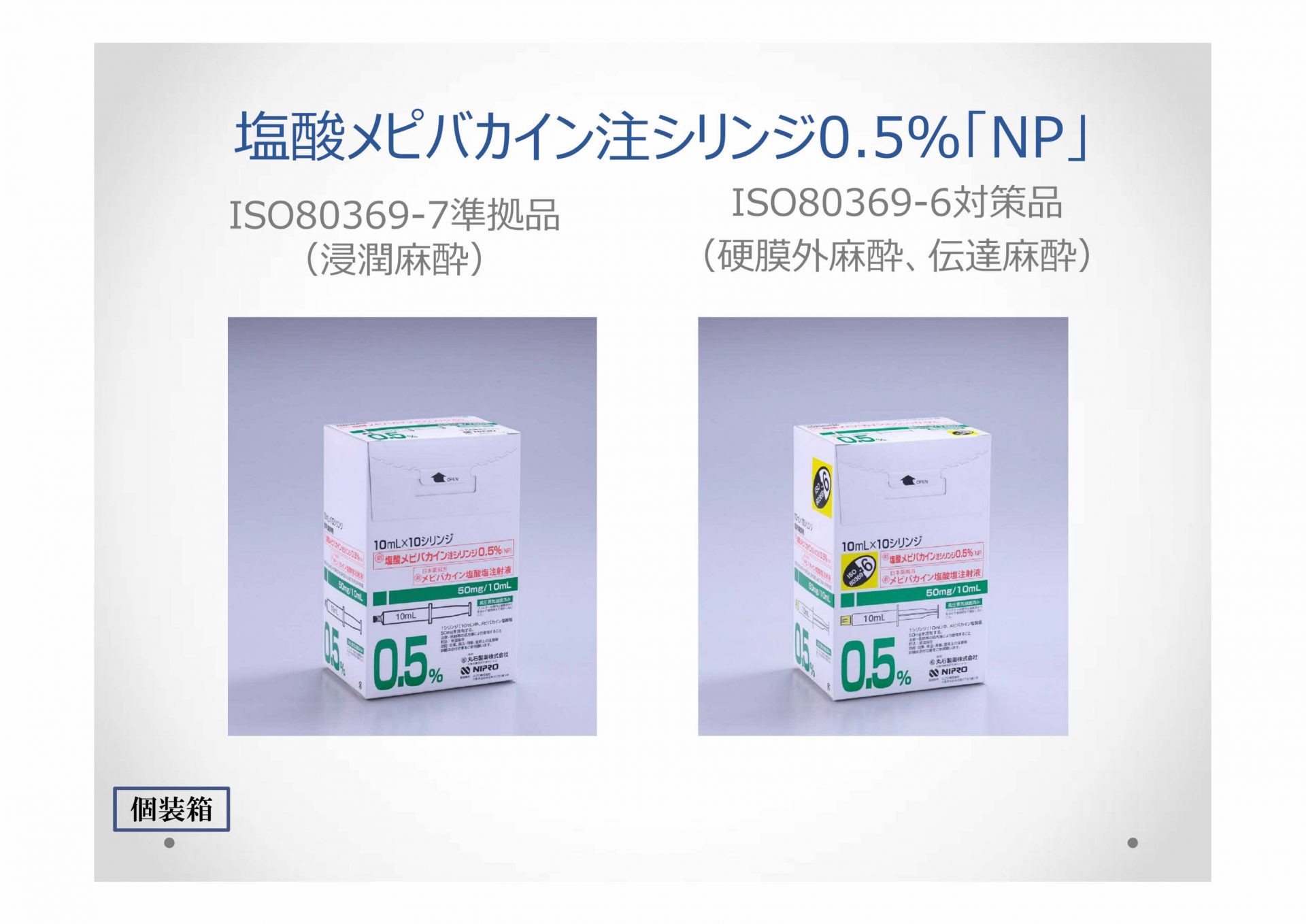 メピカイン 3% リーフレット