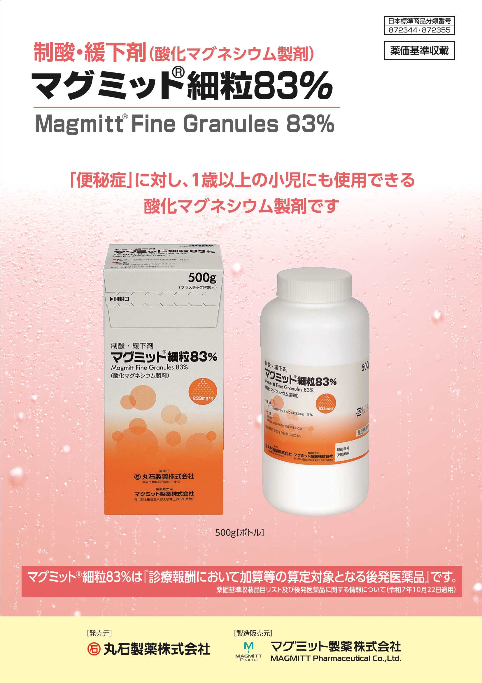 マグミット®細粒83%　製品情報概要