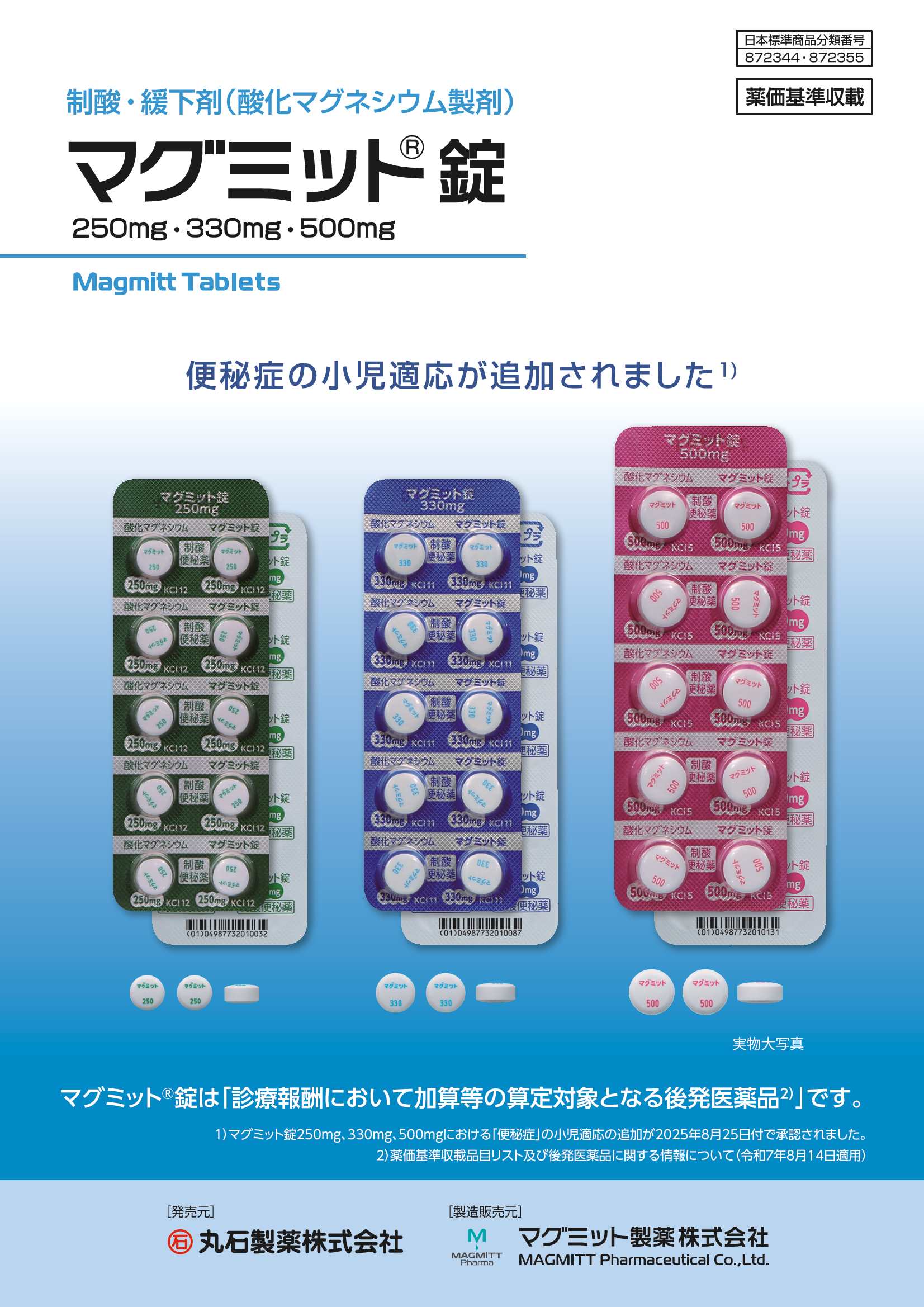 マグミット®錠　製品情報概要