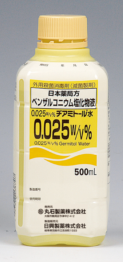 0.025W/V％ヂアミトール®水（日本薬局方　べンザルコニウム塩化物液）500mL