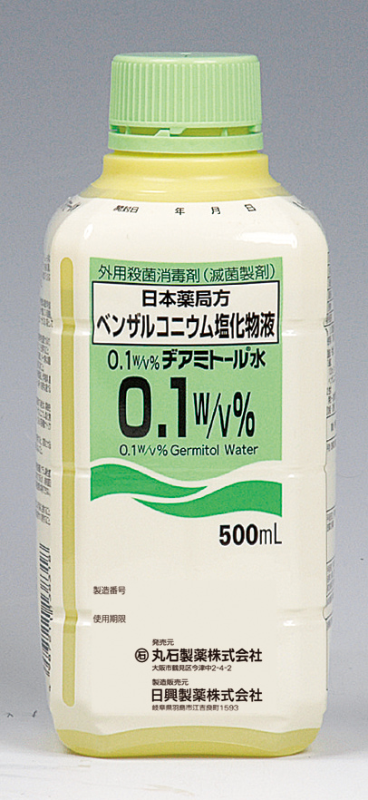 0.1W/V％ヂアミトール®水（日本薬局方　べンザルコニウム塩化物液）500mL